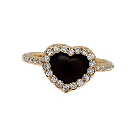 dior heart ring|vintage dior ring.